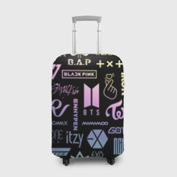 Чехол для чемодана 3D K-pop лого исполнителей