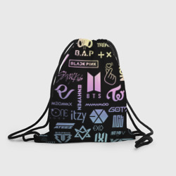 Рюкзак-мешок 3D K-pop лого исполнителей