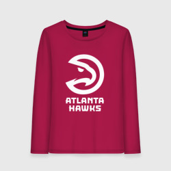 Женский лонгслив хлопок Атланта Хокс, Atlanta Hawks