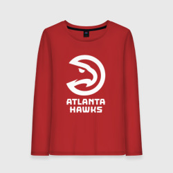 Женский лонгслив хлопок Атланта Хокс, Atlanta Hawks