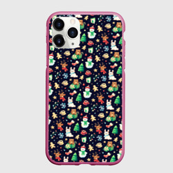 Чехол для iPhone 11 Pro матовый Christmas Holiday