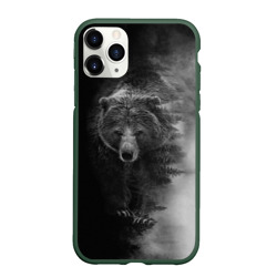 Чехол для iPhone 11 Pro матовый Evil bear