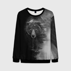 Мужской свитшот 3D Evil bear