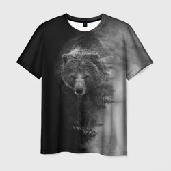 Мужская футболка 3D Evil bear