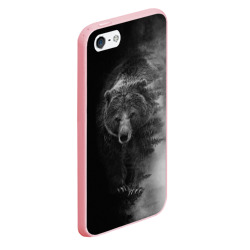 Чехол для iPhone 5/5S матовый Evil bear - фото 2