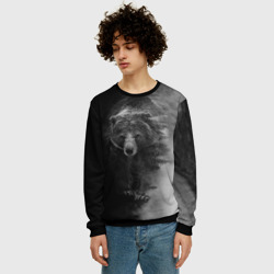 Мужской свитшот 3D Evil bear - фото 2