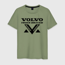 Мужская футболка хлопок Volvo Дальнобойщик