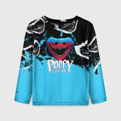 Детский лонгслив 3D Монстр Хагги Вагги из игры Poppy Playtime