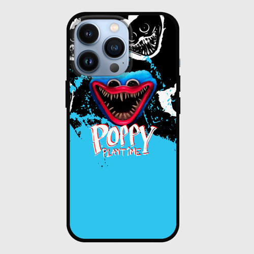 Чехол для iPhone 13 Pro Монстр Хагги Вагги из игры Poppy Playtime, цвет черный