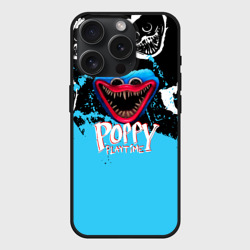 Чехол силиконовый для Apple iPhone 15 Pro матовый Монстр Хагги Вагги из игры Poppy Playtime