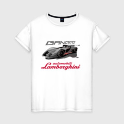 Женская футболка хлопок Lamborghini Bandido concept