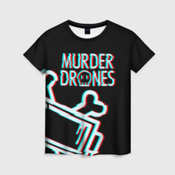 Женская футболка 3D Murder Drones Дроны убийцы