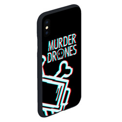 Чехол для iPhone XS Max матовый Murder Drones Дроны убийцы - фото 2
