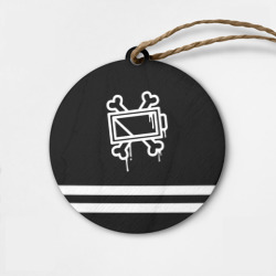 Деревянная игрушка круг Murder Drones кофта Узи