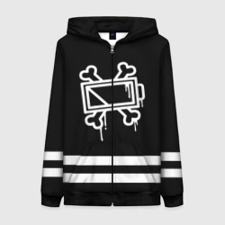 Женская толстовка 3D на молнии Murder Drones кофта Узи