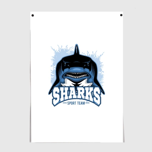 Постер Акула Sharks