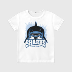 Детская футболка 3D Акула Sharks