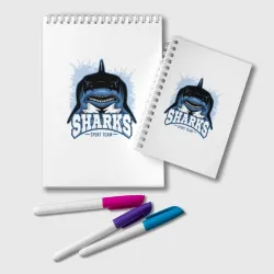 Блокнот Акула Sharks