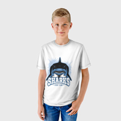 Детская футболка 3D Акула Sharks - фото 2