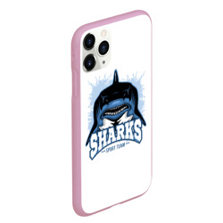 Чехол для iPhone 11 Pro Max матовый Акула Sharks - фото 2