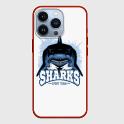 Чехол для iPhone 13 Pro Акула Sharks