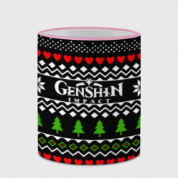 Кружка с полной запечаткой Новогодний Геншин Genshin - фото 2