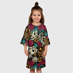 Детское платье 3D Узор для хипстера - фото 2