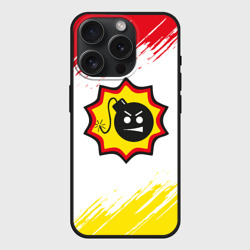 Чехол силиконовый для Apple iPhone 15 Pro матовый Serious Sam Сериос Сэм