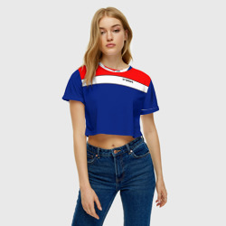 Женская футболка Crop-top 3D В стиле 90х (FIRM) - фото 2