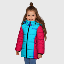 Зимняя куртка для девочек 3D Ретро стиль firm - фото 2