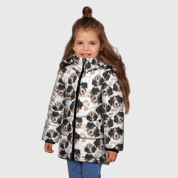 Зимняя куртка для девочек 3D Зенненхунд Бернский - фото 2