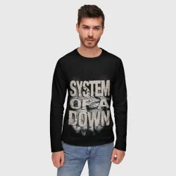 Мужской лонгслив 3D System of a Down - фото 2