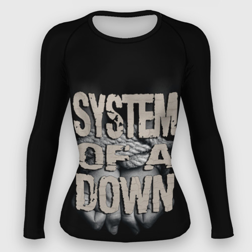 Женский рашгард 3D System of a Down, цвет 3D печать