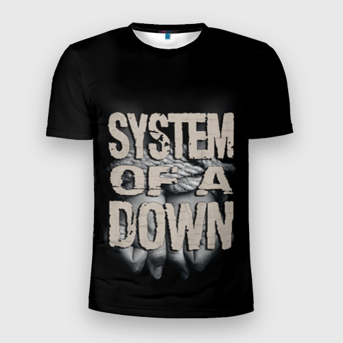 Мужская футболка 3D Slim System of a Down, цвет 3D печать