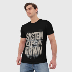 Мужская футболка 3D System of a Down - фото 2