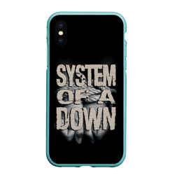 Чехол для iPhone XS Max матовый System of a Down