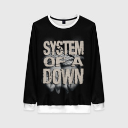 Женский свитшот 3D System of a Down