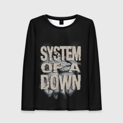 Женский лонгслив 3D System of a Down