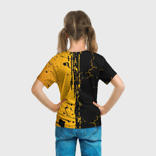 Детская футболка 3D с принтом АПЕКС ЛЕГЕНДС, вид сзади #2