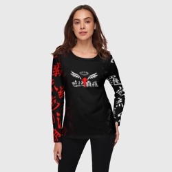 Женский лонгслив 3D Токийские мстители Valhalla - фото 2