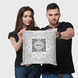 Подушка 3D Big Baby Tape x Kizaru bandana Бандана Кизару Тейп Белый - фото 2