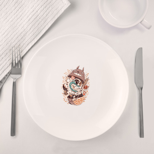 Набор: тарелка + кружка Тоторо - матрёшка - фото 4