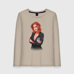 Женский лонгслив хлопок Dana Scully X-Files