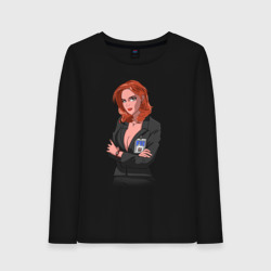 Женский лонгслив хлопок Dana Scully X-Files