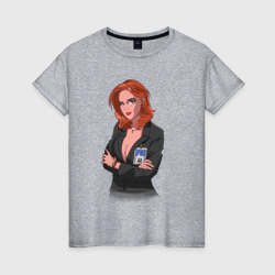 Женская футболка хлопок Dana Scully X-Files