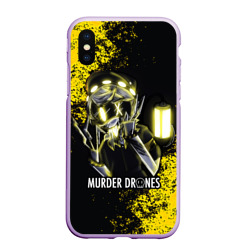 Чехол для iPhone XS Max матовый Дроны убийцы Murder Drones n