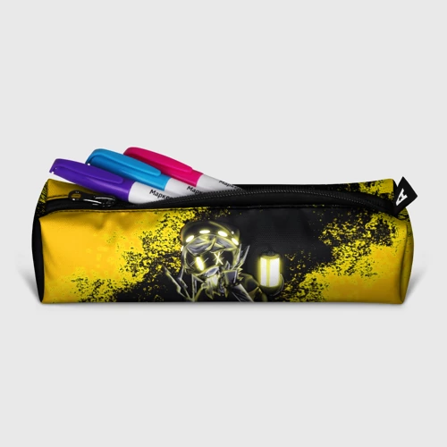 Пенал школьный 3D с принтом Дроны убийцы Murder Drones n, фото на моделе #1