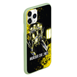 Чехол для iPhone 11 Pro матовый Дроны убийцы Murder Drones n - фото 2