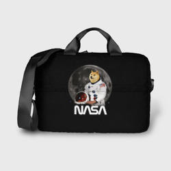 Сумка для ноутбука 3D Доги Космонавт Мем НАСА Doge