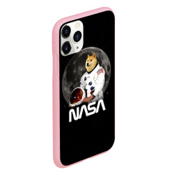 Чехол для iPhone 11 Pro матовый Доги Космонавт Мем НАСА Doge - фото 2